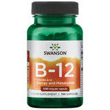 SWANSON Vitamin B12 500mcg 100 CAPSULES