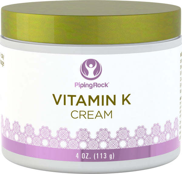 PIPING ROCK Vitamin K Cream 113g / 4oz TUB