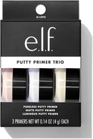E.L.F. Putty Primer Trio (Poreless, Matte and Luminous) 4g each, ELF
