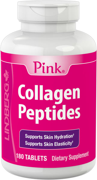 LINDBERG Pink Collagen Peptides 180 TABLETS  1000mg